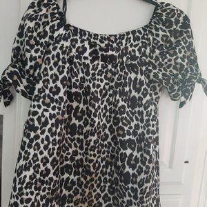 Cheetah Print blouse